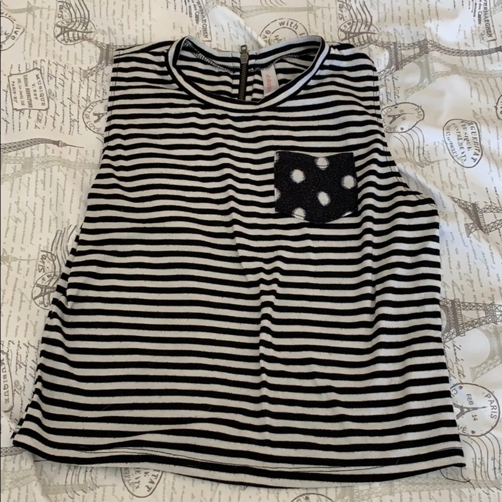 women’s xhilaration striped crop top